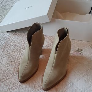 Suede booties